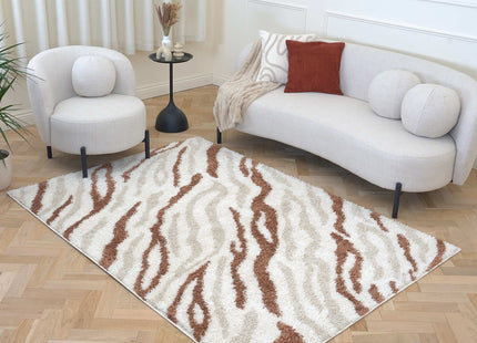 Moodi Shaggy Cream/Terra Savara Rug