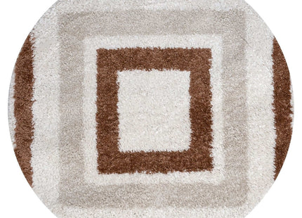 Moodi Shaggy Cream/Terra Slatefern Rug