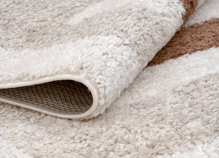 Moodi Shaggy Cream/Terra Slatefern Rug