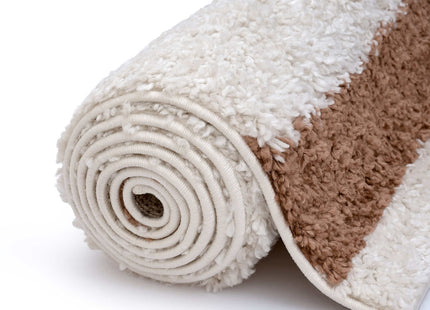 Moodi Shaggy Cream/Terra Slatefern Rug