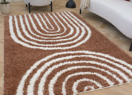 Moodi Shaggy Terra Tawny Rug