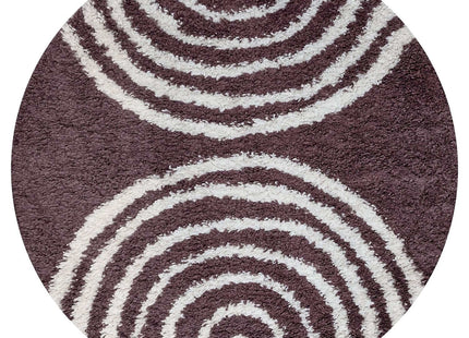 Moodi Shaggy Purple Velvetine Rug