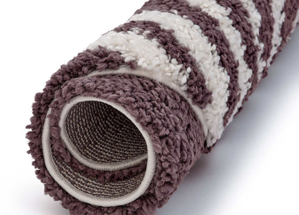 Moodi Shaggy Purple Velvetine Rug