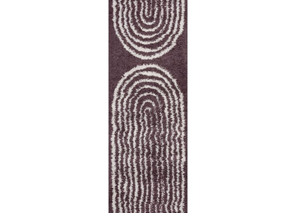 Moodi Shaggy Purple Velvetine Rug