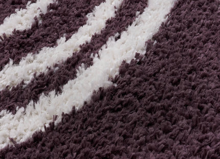 Moodi Shaggy Purple Velvetine Rug