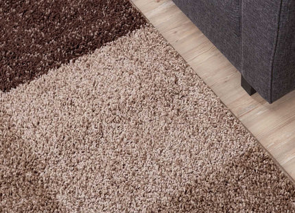 Myshaggy Geometric Brown Rug
