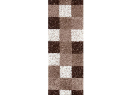 Myshaggy Geometric Brown Rug