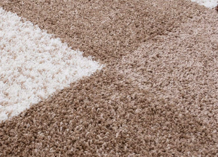 Myshaggy Geometric Brown Rug