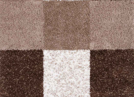 Myshaggy Geometric Brown Rug