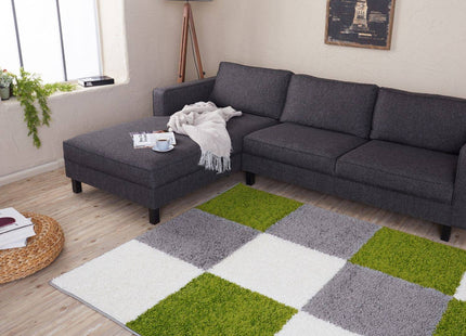 Myshaggy Geometric Green Rug