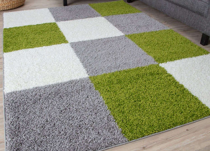Myshaggy Geometric Green Rug