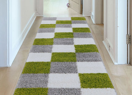 Myshaggy Geometric Green Rug