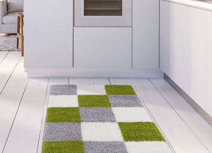 Myshaggy Geometric Green Rug