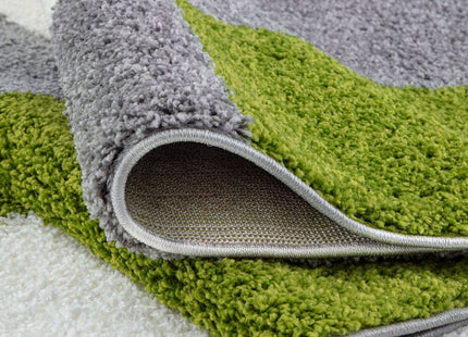 Myshaggy Geometric Green Rug