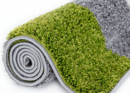 Myshaggy Geometric Green Rug