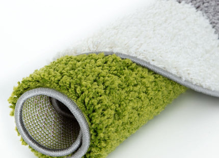 Myshaggy Geometric Green Rug