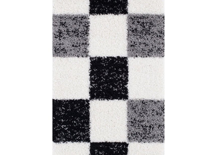 Myshaggy Geometric Grey Rug