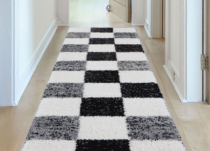 Myshaggy Geometric Grey Rug