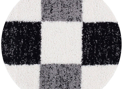 Myshaggy Geometric Grey Rug