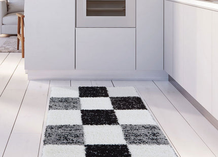 Myshaggy Geometric Grey Rug