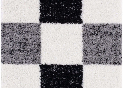 Myshaggy Geometric Grey Rug