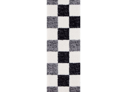 Myshaggy Geometric Grey Rug