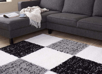 Myshaggy Geometric Grey Rug