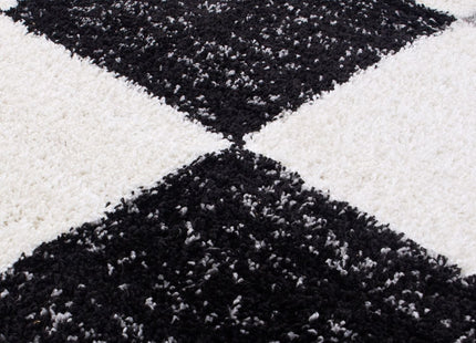 Myshaggy Geometric Grey Rug