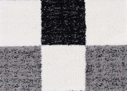 Myshaggy Geometric Grey Rug