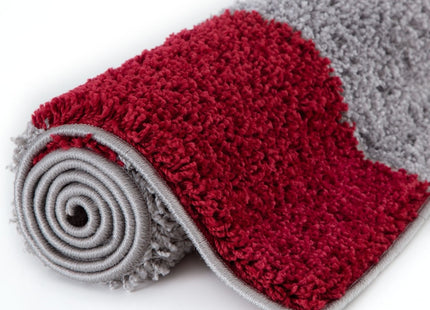 Myshaggy Geometric Red Rug