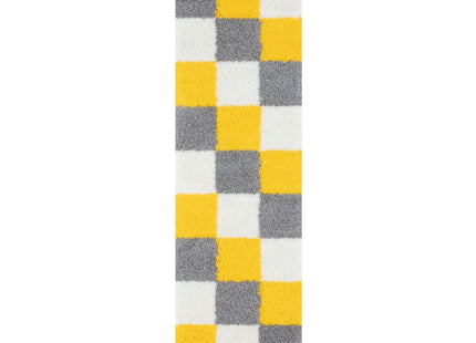 Myshaggy Geometric Yellow Rug