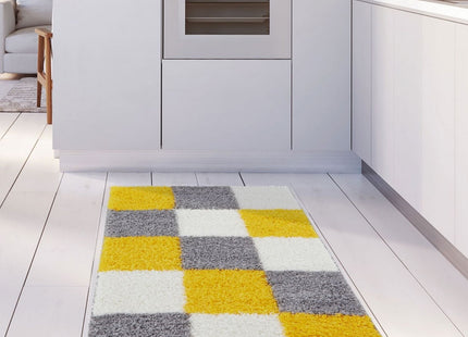 Myshaggy Geometric Yellow Rug
