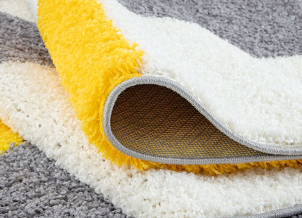 Myshaggy Geometric Yellow Rug