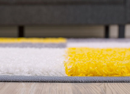 Myshaggy Geometric Yellow Rug