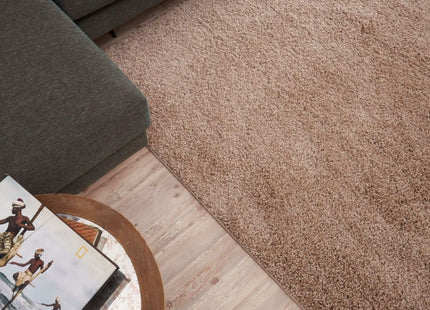 Myshaggy Solid Beige Rug