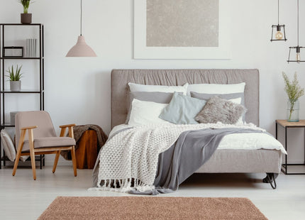 Myshaggy Solid Beige Rug
