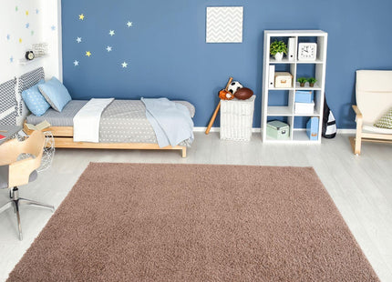 Myshaggy Solid Beige Rug