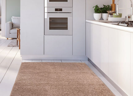 Myshaggy Solid Beige Rug