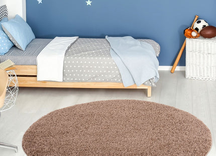 Myshaggy Solid Beige Rug