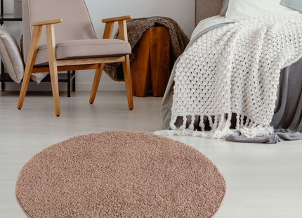 Myshaggy Solid Beige Rug