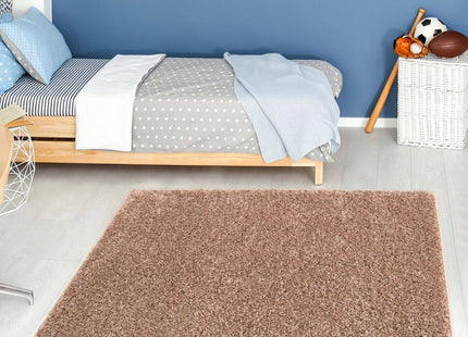 Myshaggy Solid Beige Rug