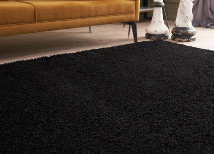 Myshaggy Solid Black Rug
