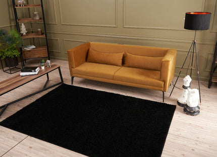 Myshaggy Solid Black Rug