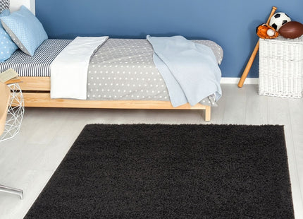 Myshaggy Solid Black Rug