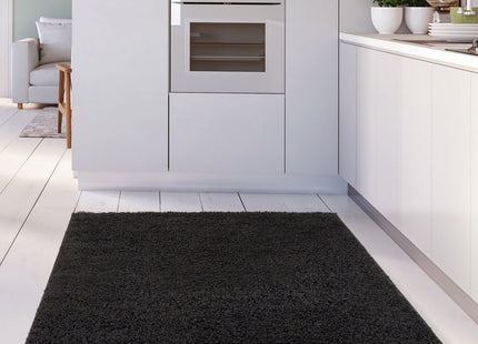 Myshaggy Solid Black Rug