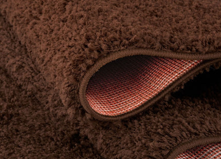 Myshaggy Solid Brown Rug