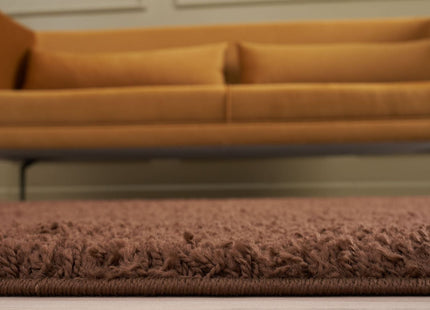 Myshaggy Solid Brown Rug