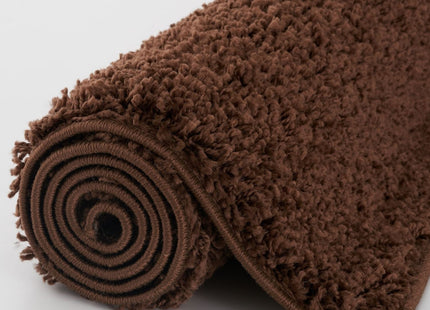 Myshaggy Solid Brown Rug