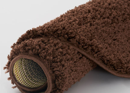 Myshaggy Solid Brown Rug