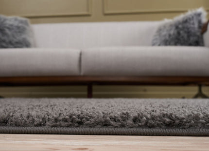 Myshaggy Solid Dark Grey Rug